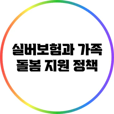 실버보험과 가족 돌봄 지원 정책